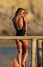 LAUREN POPE in Swimsuit at Blue Marlin Beach Club in Ibiza 09/09/2016