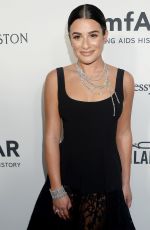 LEA MICHELE at 2016 amfar Inspiration Gala at Milk Studios in Los Angeles 10/27/2016