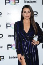LEA MICHELE at Entertainment Weekly Popfest in Los Angeles 10/29/2016