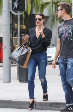 LEA MICHELE Out Shopping in Beverly Hills 10/27/2016