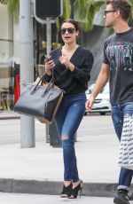 LEA MICHELE Out Shopping in Beverly Hills 10/27/2016