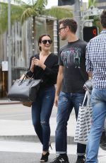 LEA MICHELE Out Shopping in Beverly Hills 10/27/2016