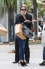 LEA MICHELE Out Shopping in Beverly Hills 10/27/2016