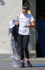 LEA MICHELE Out Shopping in West Hollywood 09/29/2016