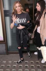 LEANN RIMES Leaves Sunday Brunch Show in London 10/30/2016