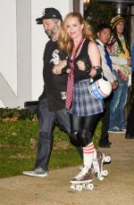 LESLIE MANN at Kate Hudson’s Halloween Bash in Pacific Palisades 10/28/2016