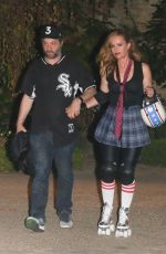 LESLIE MANN at Kate Hudson’s Halloween Bash in Pacific Palisades 10/28/2016