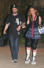 LESLIE MANN at Kate Hudson’s Halloween Bash in Pacific Palisades 10/28/2016