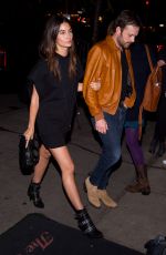LILY ALDRIDGE at a Private Kings of Leon Concert After-party at Bowery Hotel in New York 10/12/2016