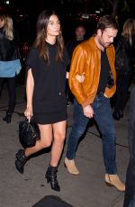 LILY ALDRIDGE at a Private Kings of Leon Concert After-party at Bowery Hotel in New York 10/12/2016