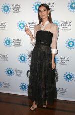 LILY ALDRIDGE at World of Children Awards Ceremony in New York 10/27/2016