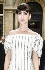 LILY COLLINS at Valentino Fashion Show at Paris Fashion Week 10/02/2016