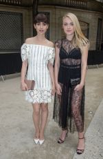 LILY COLLINS at Valentino Fashion Show at Paris Fashion Week 10/02/2016