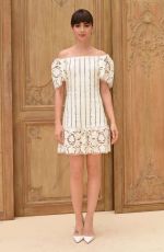 LILY COLLINS at Valentino Fashion Show at Paris Fashion Week 10/02/2016