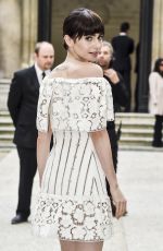 LILY COLLINS at Valentino Fashion Show at Paris Fashion Week 10/02/2016