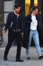 LILY JAMES and Matt Smith Out in New York 10/05/2016
