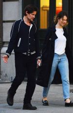 LILY JAMES and Matt Smith Out in New York 10/05/2016