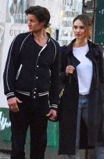 LILY JAMES and Matt Smith Out in New York 10/05/2016