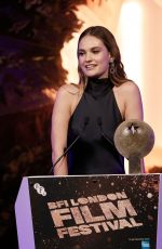 LILY JAMES at 2016 BFI London Film Festival Awards in London 10/15/2016