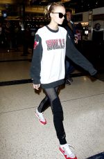 LILY-ROSE DEPP  at the LAX Airport in Los Angeles 10/05/2016