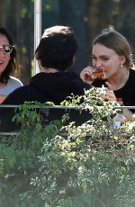 LILY-ROSE DEPP Out for Lunch in Los Feliz 10/17/2016