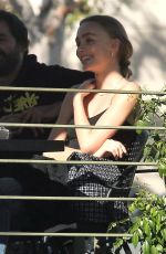 LILY-ROSE DEPP Out for Lunch in Los Feliz 10/17/2016