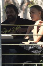 LILY-ROSE DEPP Out for Lunch in Los Feliz 10/17/2016
