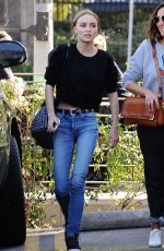 LILY-ROSE DEPP Out for Lunch in Los Feliz 10/17/2016