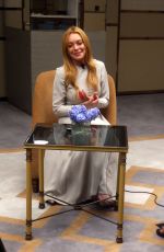 LINDSAY LOHAN at a Press Conference in Istanbul 10/11/2016