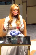 LINDSAY LOHAN at a Press Conference in Istanbul 10/11/2016