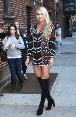 LINDSEY VONN at The Late Show with Stephen Colbert in New York 10/05/2016