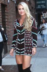 LINDSEY VONN at The Late Show with Stephen Colbert in New York 10/05/2016