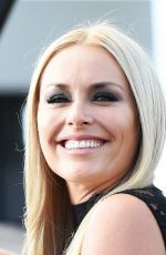 LINDSEY VONN on the Set of Extra TV in Los Angeles 10/10/2016