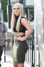 LINDSEY VONN on the Set of Extra TV in Los Angeles 10/10/2016
