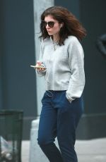 LORDE Out and About in New York 10/13/2016