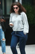 LORDE Out and About in New York 10/13/2016