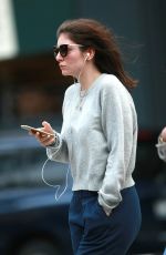 LORDE Out and About in New York 10/13/2016