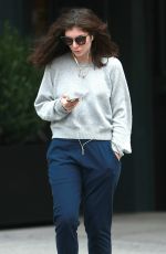 LORDE Out and About in New York 10/13/2016