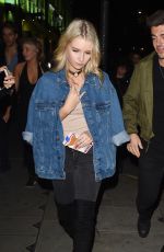 LOTTIE MOSS Leaves Embargo Nightclub in London 10/06/2016