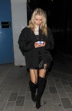 LOTTIE MOSS Leaves Star Studded Halloween Party in London 10/28/2016