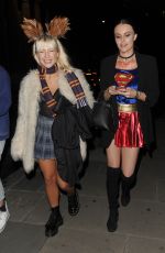 LOTTIE MOSS Leaves Star Studded Halloween Party in London 10/28/2016