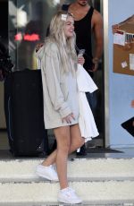 LOUISA JOHNSON Leaves Her Hotel in Los Angeles 10/14/2016