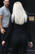 LOUISA JOHNSON Out and About in London 10/23/2016