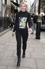 LOUISA JOHNSON Out and About in London 10/23/2016