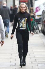 LOUISA JOHNSON Out and About in London 10/23/2016