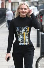 LOUISA JOHNSON Out and About in London 10/23/2016