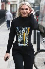 LOUISA JOHNSON Out and About in London 10/23/2016