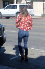 LUCY HALE in Tight Jeans Out in Studio City 10/10/2016