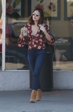 LUCY HALE in Tight Jeans Out in Studio City 10/10/2016