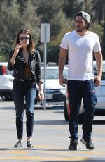 LUCY HALE Leaves a Starbucks in Los Angeles 10/26/2016